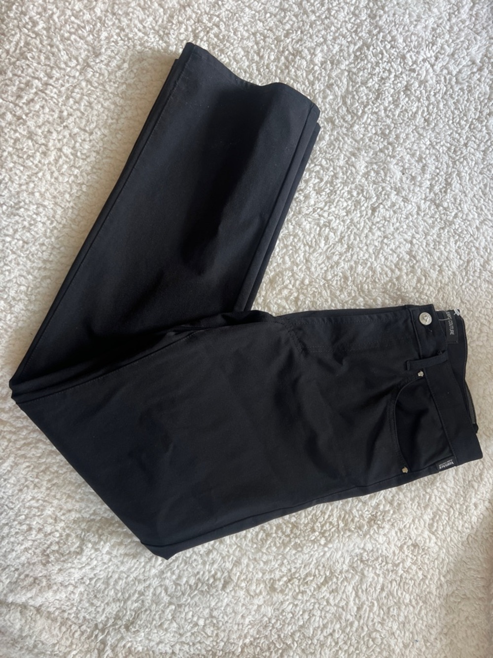 Men's VERSACE JEANS COUTURE Size 34 Black Nylon Casual Pants